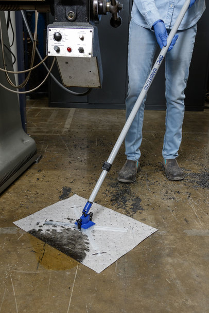 Easily mop industrial spills